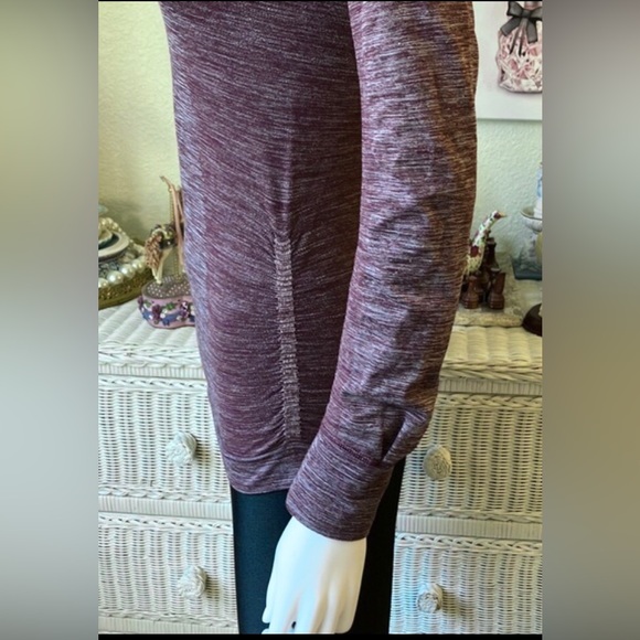 Lululemon wooly wonder turtleneck top long sleeves in dark adobe color size 6 - Picture 7 of 9